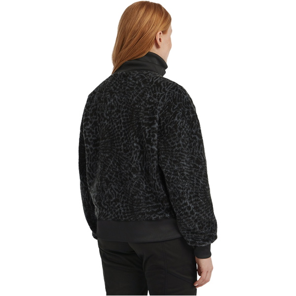 2025 O'Neill Da Donna Maglia Con Mezza Zip Imperdibile Fleece 1350089 - Black Animalica
